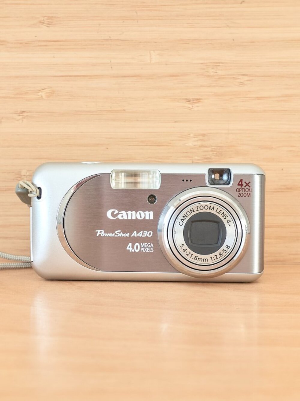 Canon PowerShot A430 4MP Digital Camera Silver Tested